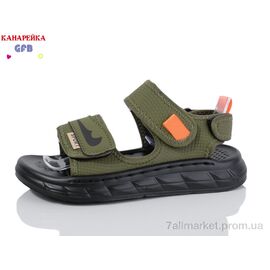 Фотография Сандалии детские летние Лето X8506-5 (10 пар р.32-37) "GFB-Канарейка" недорого оптом от прямого поставщика