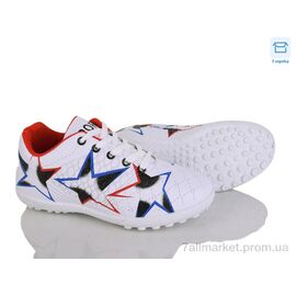 Фотография Футбольная обувь детские Весна/осень 15 white (6 пар р.31-36) "Kajila" недорого оптом от прямого поставщика