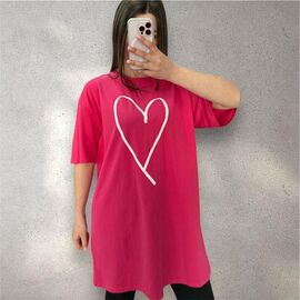 Фотография Туника женская 25080 crimson р.48-56 "G.L.S.A" недорого оптом от прямого поставщика