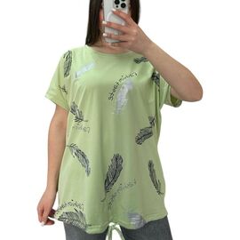 Фотография Футболка женская 25312 mint р.L-2XL "G.L.S.A" недорого оптом от прямого поставщика