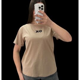 футболка жіноча 25075 beige р.46-50 "G.L.S.A" недорого оптом від прямого постачальника