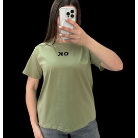 футболка жіноча 25075 green р.46-50 "G.L.S.A" недорого оптом від прямого постачальника