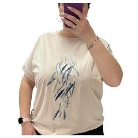 футболка жіноча 25041 beige р.52-56 "G.L.S.A" недорого оптом від прямого постачальника