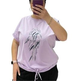 футболка жіноча 25041 lilac р.52-56 "G.L.S.A" недорого оптом від прямого постачальника