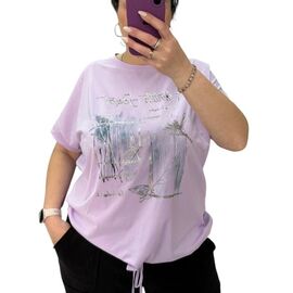 футболка жіноча 25037 lilac р.52-56 "G.L.S.A" недорого оптом від прямого постачальника
