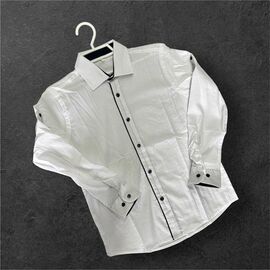 Сорочка чоловіча 4598 white р.12-16 "ROLADA" недорого оптом від прямого постачальника