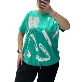 футболка жіноча 25082 mint р.54-64 "G.L.S.A" недорого оптом від прямого постачальника