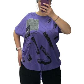 футболка жіноча 25082 purple р.54-64 "G.L.S.A" недорого оптом від прямого постачальника