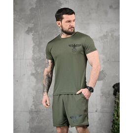 Фотография Футболка мужская 853 khaki р.M-3XL "Madoka" недорого оптом от прямого поставщика