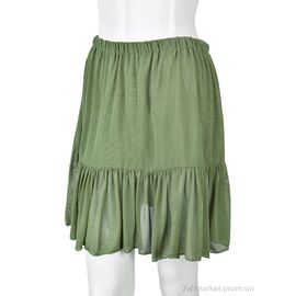 Фотография Женская юбка оптом Лето B0137-7 (11278) khaki (6 шт. р.сетка XL-3XL) "Obuvok" недорого оптом от прямого поставщика