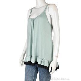 Фотография Майка женская Лето B0146-4 (11372) green (5 шт. р.сетка XL-3XL) "Obuvok" недорого оптом от прямого поставщика