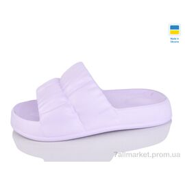 Шльопанці жіночі полегшені Літо L7 фіолет (6 пар р.36-41) "Inblue" недорого оптом від прямого постачальника