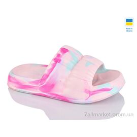 Шльопанці жіночі полегшені Літо L7 папуга-пудра (6 пар р.36-41) "Inblue" недорого оптом від прямого постачальника