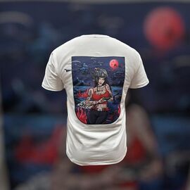 Футболка чоловіча 861 white р.M-3XL "Madoka" недорого оптом від прямого постачальника