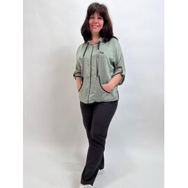 Костюм спортивний жіночий теплий 893 khaki р.50-56 "LIArt" недорого оптом від прямого постачальника