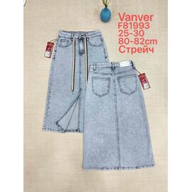 Фотография Юбка женская F81993 grey р.25-30 "Vanver" недорого оптом от прямого поставщика