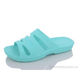 Шльопанці дитячі літні Літо 501 бирюза (8 пар р.28-35) "Крок" недорого оптом від прямого постачальника