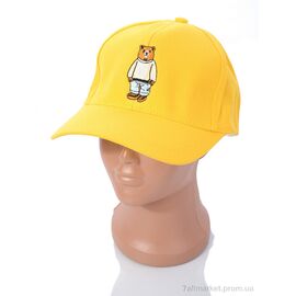 Фотография Кепка детская Лето BN009-4 yellow (5 шт. р.сетка 53-55) "KUINH" недорого оптом от прямого поставщика