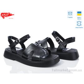 Босоніжки жіночі літні Літо 430 чорний к. old (8 пар р.36-40) "ARTO" недорого оптом від прямого постачальника