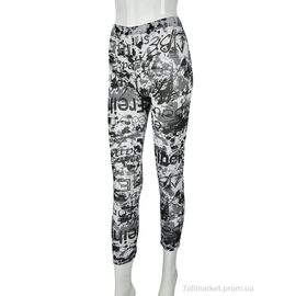 Фотография Лосинсы женские Лето B0145-4 (11361) grey (10 шт. р.сетка One size) "Obuvok" недорого оптом от прямого поставщика