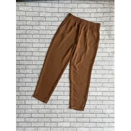 Фотография Штаны женские летние 222 brown р.50-56 "VALENTINA" недорого оптом от прямого поставщика