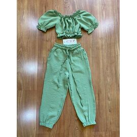 Фотография Блузка детская летняя на девочку 270 khaki р.110-134 "Dingo" недорого оптом от прямого поставщика