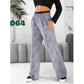 Фотография Штаны спортивные женские 67 l.grey р.42-48 "SVITANOK" недорого оптом от прямого поставщика