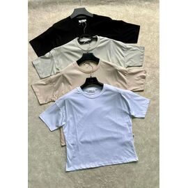 Фотография Футболка женская 3296 beige р.S-L "X-Ray" недорого оптом от прямого поставщика