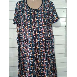 Халат жіночий A63 black р.52-64 "Akvarel" недорого оптом від прямого постачальника