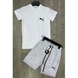 Костюм дитячий на хлопчика 2024-2 white-green р.9-13 "MMZ" недорого оптом від прямого постачальника