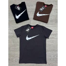 футболка дитяча на хлопчика 284-2 brown р.9-13 "MMZ" недорого оптом від прямого постачальника