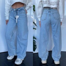 Джинси жіночі P66 l.blue р.25-30 "Phi Hung" недорого оптом від прямого постачальника