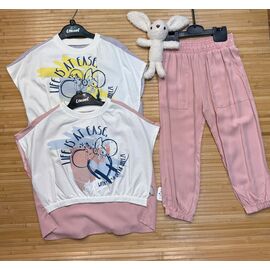 Фотография Костюм детский на девочку 926 grey р.2-5 "Major" недорого оптом от прямого поставщика