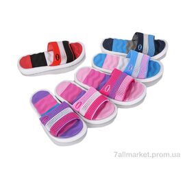 Шльопанці дитячі літні Літо 751 mix (12 пар р.30-35) "Vladimir" недорого оптом від прямого постачальника
