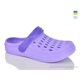 Крокси жіночі літні Літо DS62 св.бузк (8 пар р.36-41) "DeMur" недорого оптом від прямого постачальника