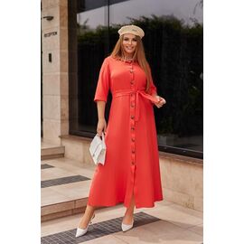 Фотография Платье летнее женское 870 coral р.52-56 "Potok" недорого оптом от прямого поставщика