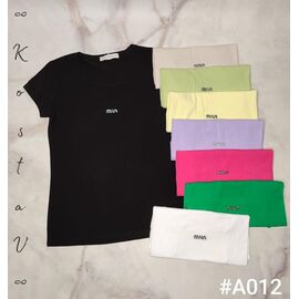 футболка жіноча A012 mix р.42-48 "Kosta" недорого оптом від прямого постачальника