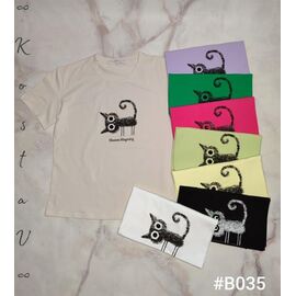 Фотография Футболка женская B035 mix р.46-48 "Kosta" недорого оптом от прямого поставщика