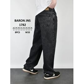 Фотография Джинсы мужские 1782 black р.28-36 "God Baron" недорого оптом от прямого поставщика