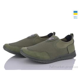 Кросівки чоловічі модні Весна/осінь Dago 2903 хакі (6 пар р.41-45) "Paolla" недорого оптом від прямого постачальника