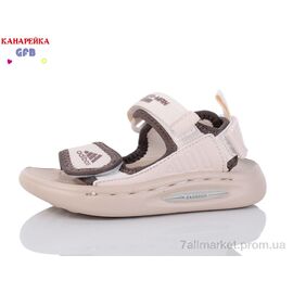 Сандалії дитячі літні Літо Z6502-6 (10 пар р.21-25) "GFB-Канарейка" недорого оптом від прямого постачальника