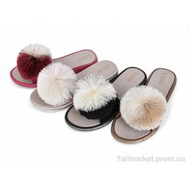 Шльопанці жіночі полегшені Літо FY020A mix (24 пар р.36-41) "Lion-Lu" недорого оптом від прямого постачальника