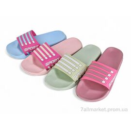 Фотография Шлепки женские облегченные Лето 2334 mix (24 пар р.36-41) "Lion-Lu" недорого оптом от прямого поставщика