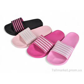 Шльопанці жіночі полегшені Літо 2496B-1 mix (36 пар р.36-41) "Lion-Lu" недорого оптом від прямого постачальника