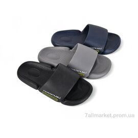 Фотография Шлепки мужские пляжные Лето 903E mix (24 пар р.40-45) "Lion-Lu" недорого оптом от прямого поставщика