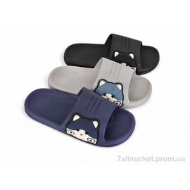 Фотография Шлепки мужские пляжные Лето 2227-5 mix (24 пар р.40-45) "Lion-Lu" недорого оптом от прямого поставщика