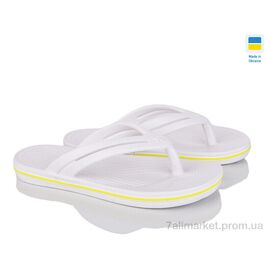 Шльопанці жіночі полегшені Літо 257 білий (8 пар р.36-41) "Golden Lion" недорого оптом від прямого постачальника