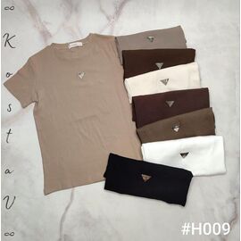 Фотография Футболка женская H009 mix р.42-46 "Kosta" недорого оптом от прямого поставщика