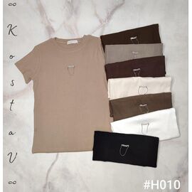Фотография Футболка женская H010 mix р.42-46 "Kosta" недорого оптом от прямого поставщика
