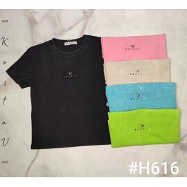 Фотография Футболка женская H616 mix р.42-48 "Kosta" недорого оптом от прямого поставщика